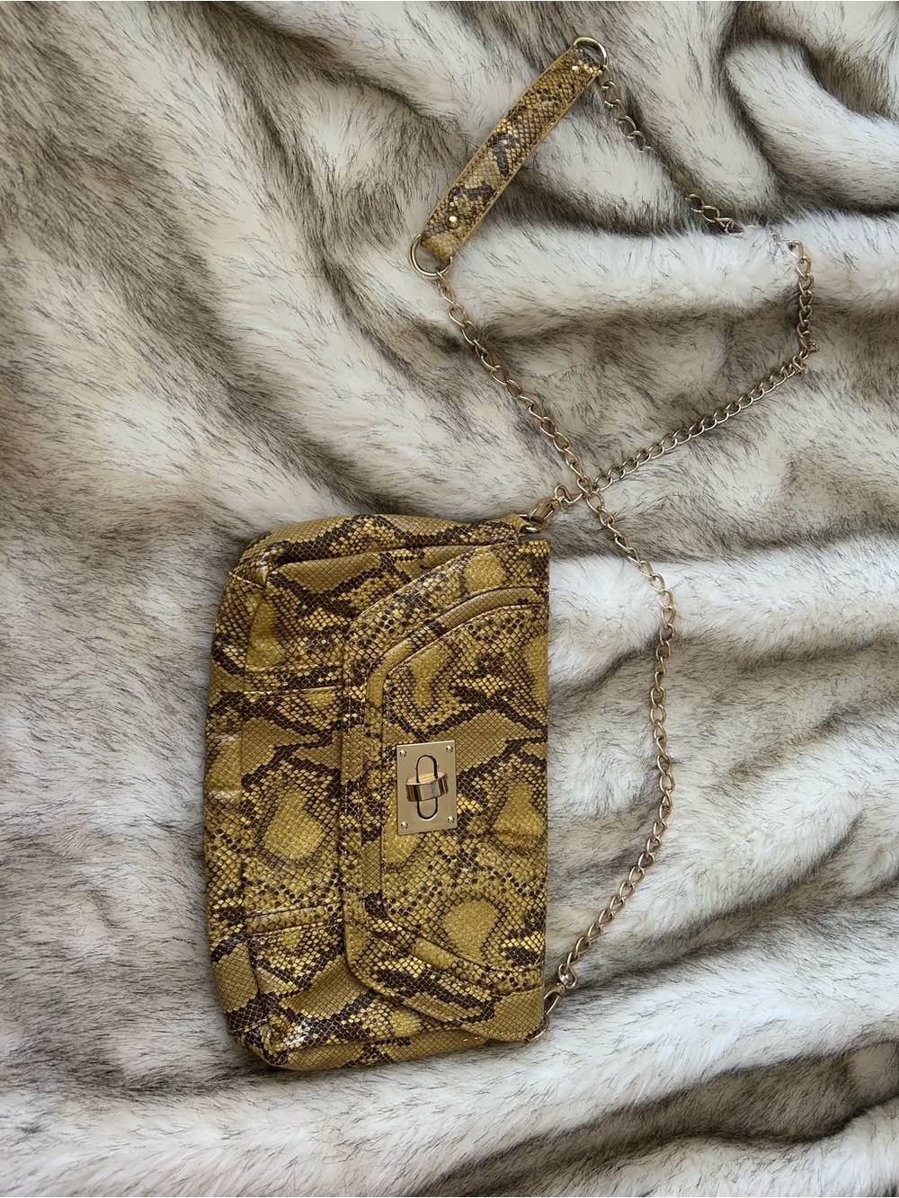 Steve Madden snake print purse y2k vintage